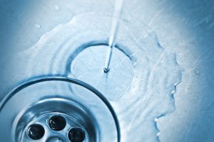 A shiny sink drain working perfectly thanks to drain cleaning.