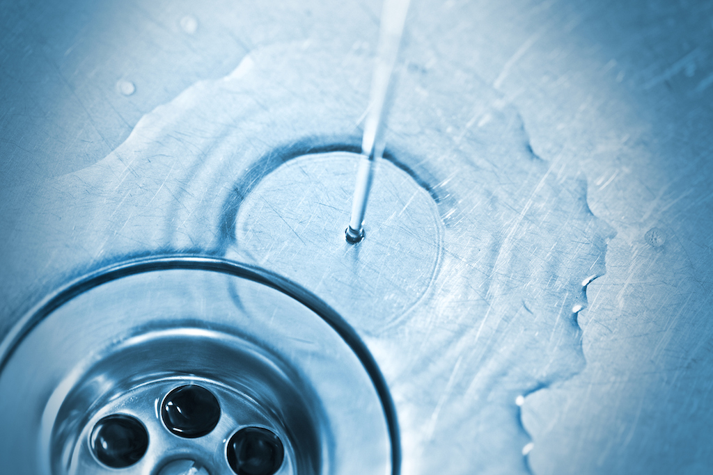 Clean bathroom sink drain after professional drain cleaning in Duncanville, TX